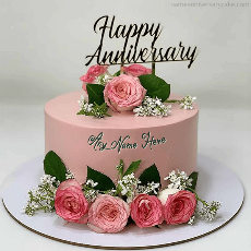  - Personalized Anniversary Cakes Anniversary Cake With Name design
