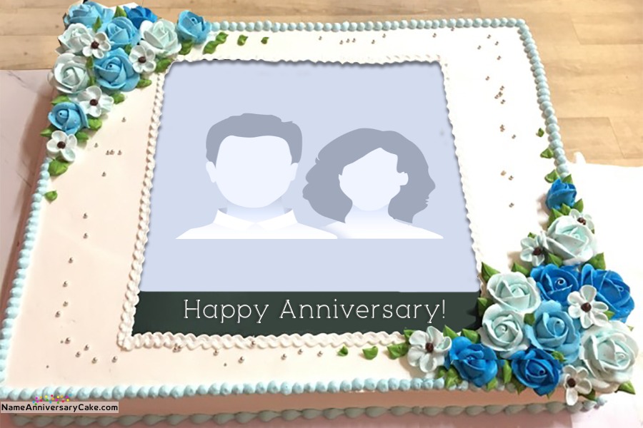Add Photo On Wedding Anniversary Cake